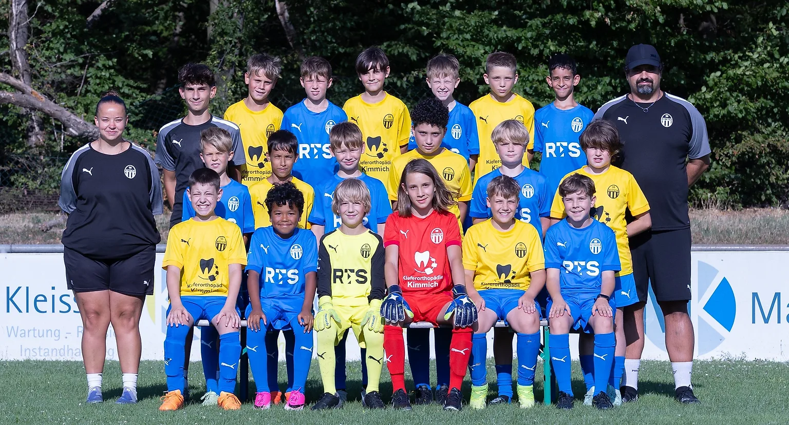 Mannschaftsfoto D2-Junioren U13 (2014-2015)